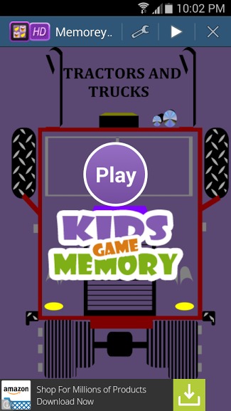 Memory Game- Tractors & Trucks截图1