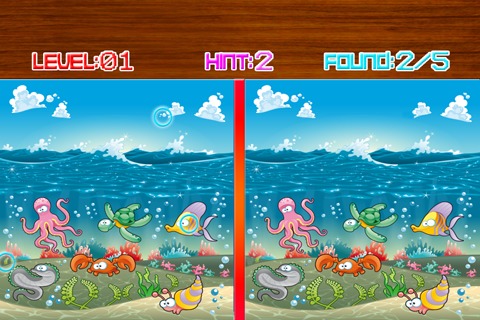 Spot the Differences Sea Life截图4