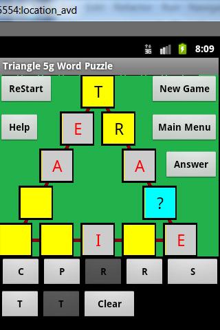 Wordoku Triangle 5g puzzle截图2