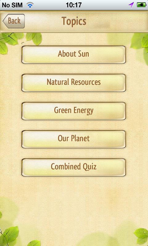 ES Green Quiz截图2