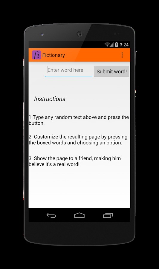 Fictionary - a fake dictionary截图1
