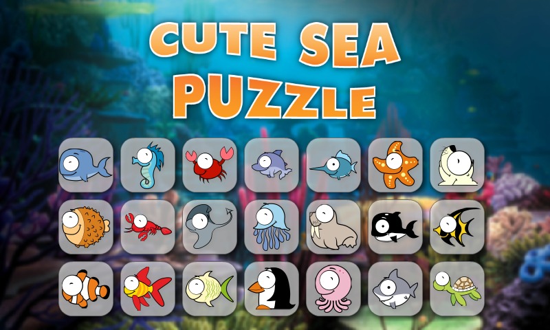 Cute Sea Puzzle截图1