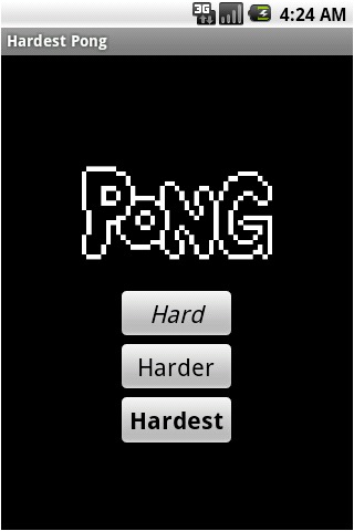 Hardest Pong Game截图1