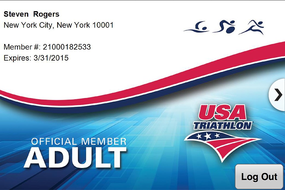 USA Triathlon Card截图2