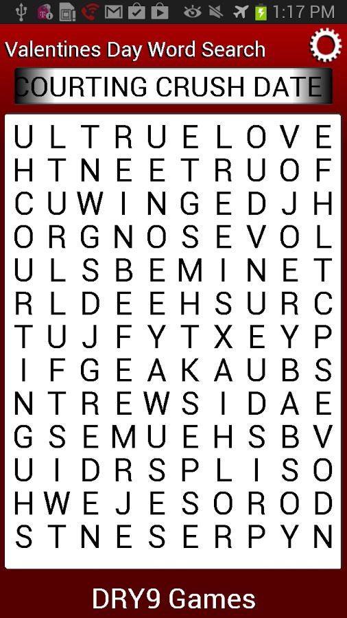 Valentines Day Word Search截图1