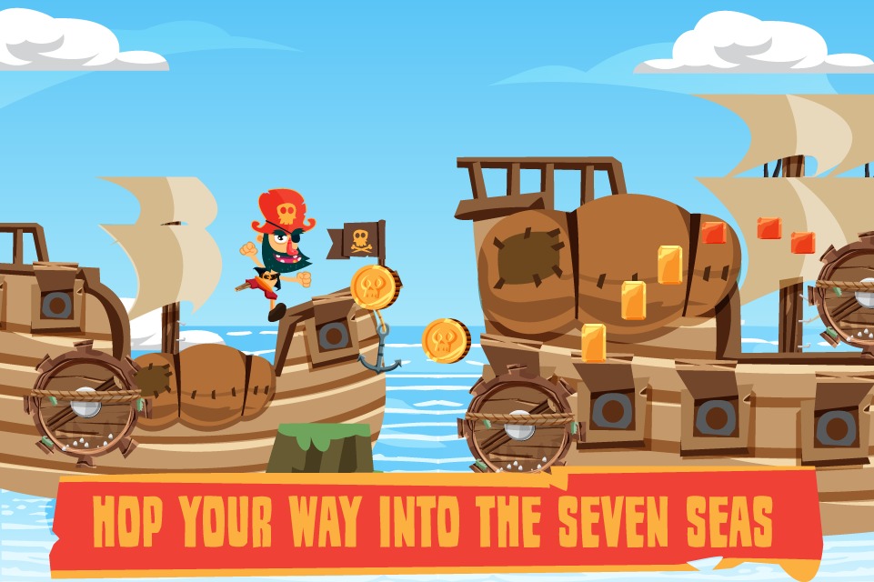 Pirate Hop Saga: Coin Raider截图4