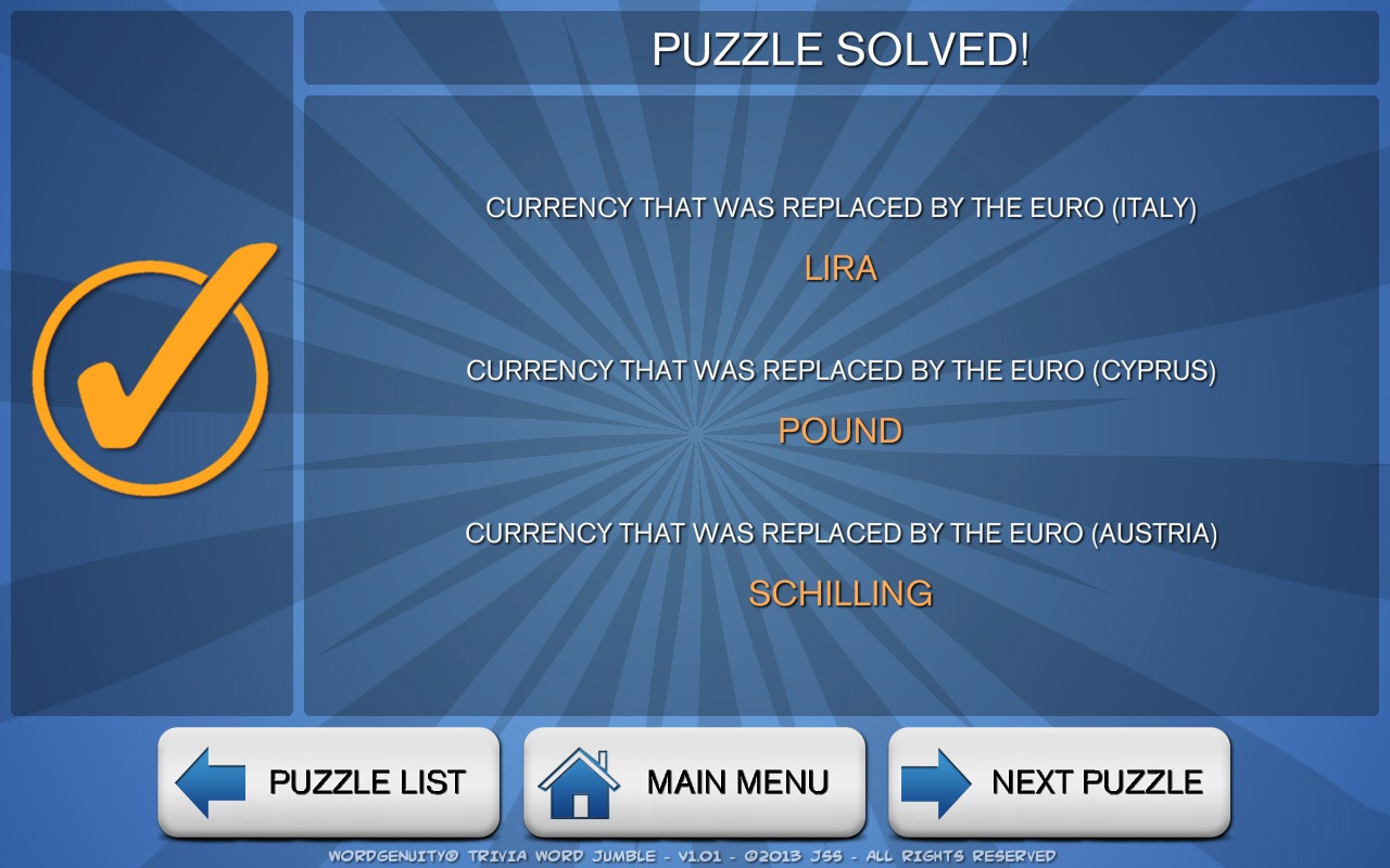 Wordgenuity Trivia Word Jumble截图5