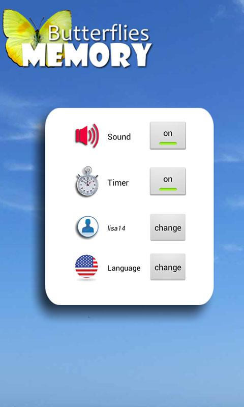 Butterflies Memory Game截图4