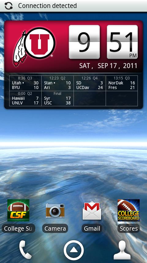 Utah Utes Live Clock截图2