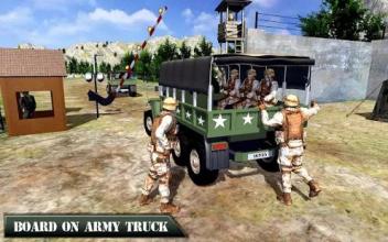 US Army Off-road Truck Driver 3D截图5