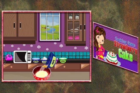 Cooking Game : Strawberry Cake截图2