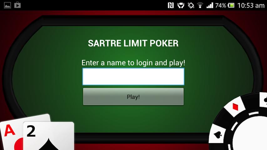 SARTRE Limit Poker截图2