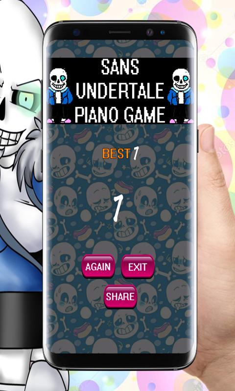 Sans Undertale On Piano Game截图1