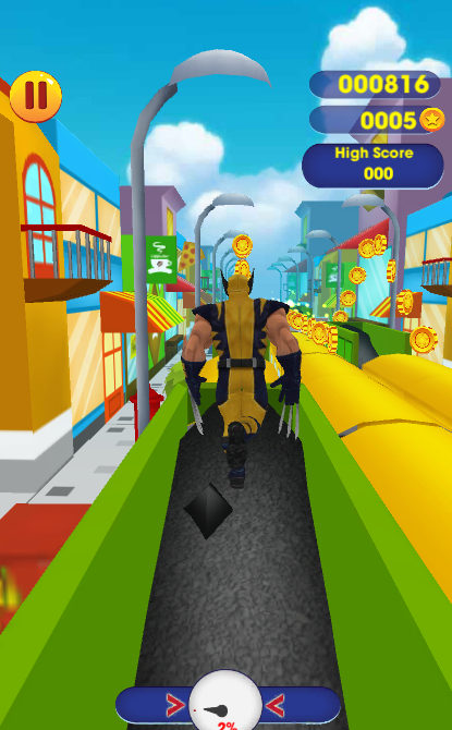 Wolverine Claws Subway Adventure Run截图4