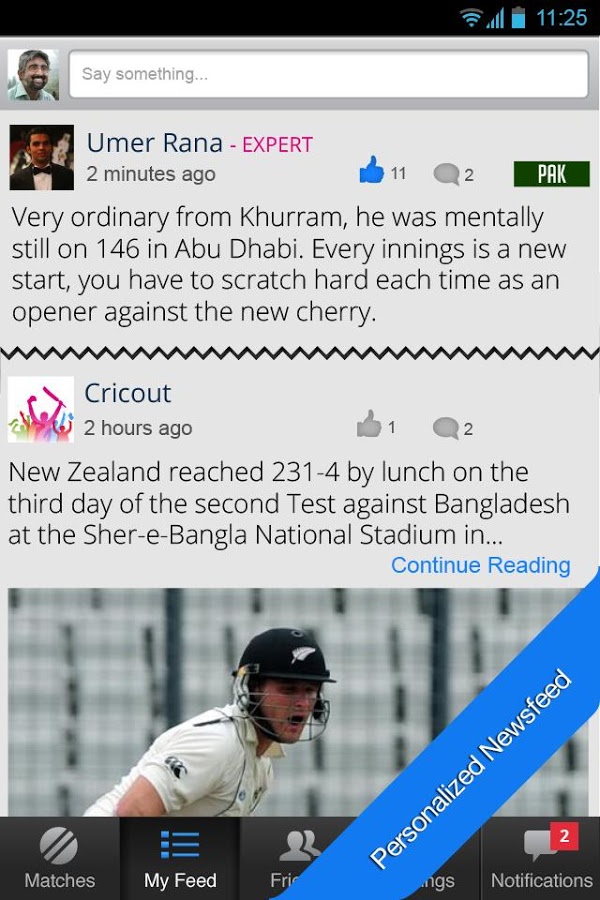 Live Cricket Scores & Friends截图5