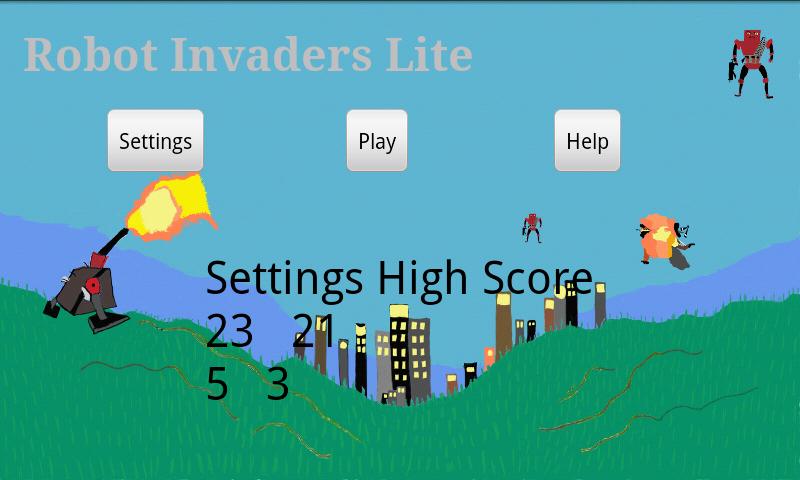 Robot Invaders Lite截图4