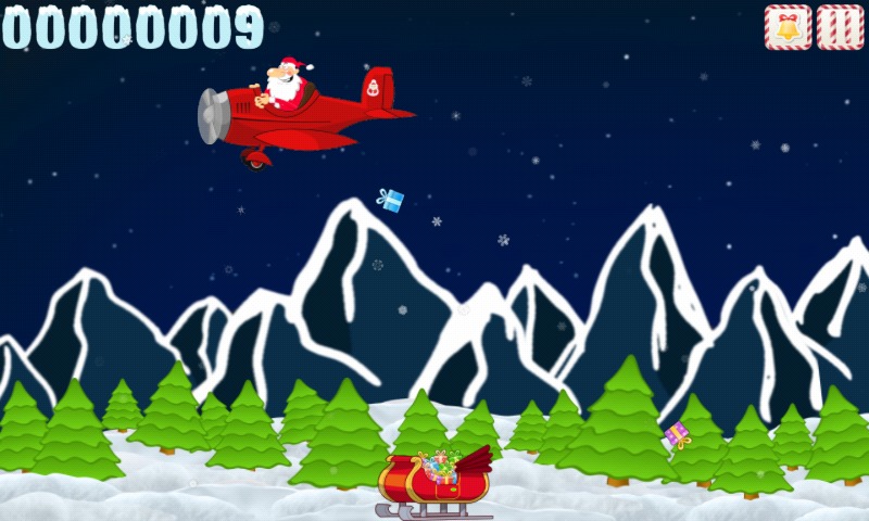 Crazy Santa Fly截图5