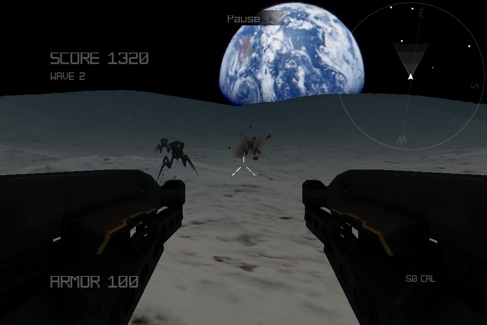 Alien Insect Shooter on Moon截图1