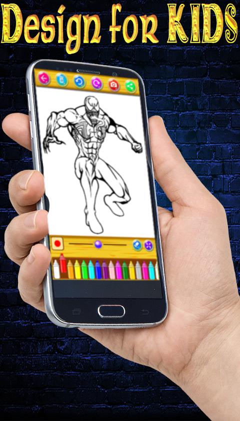 Learn to color Spider Man截图5