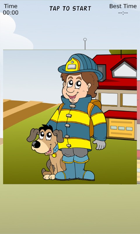 Fireman Samy Sliding Puzzle截图2