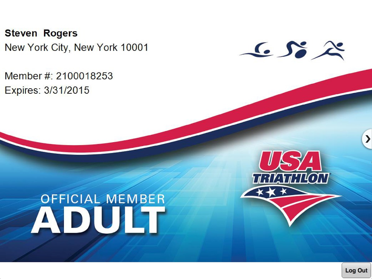 USA Triathlon Card截图4