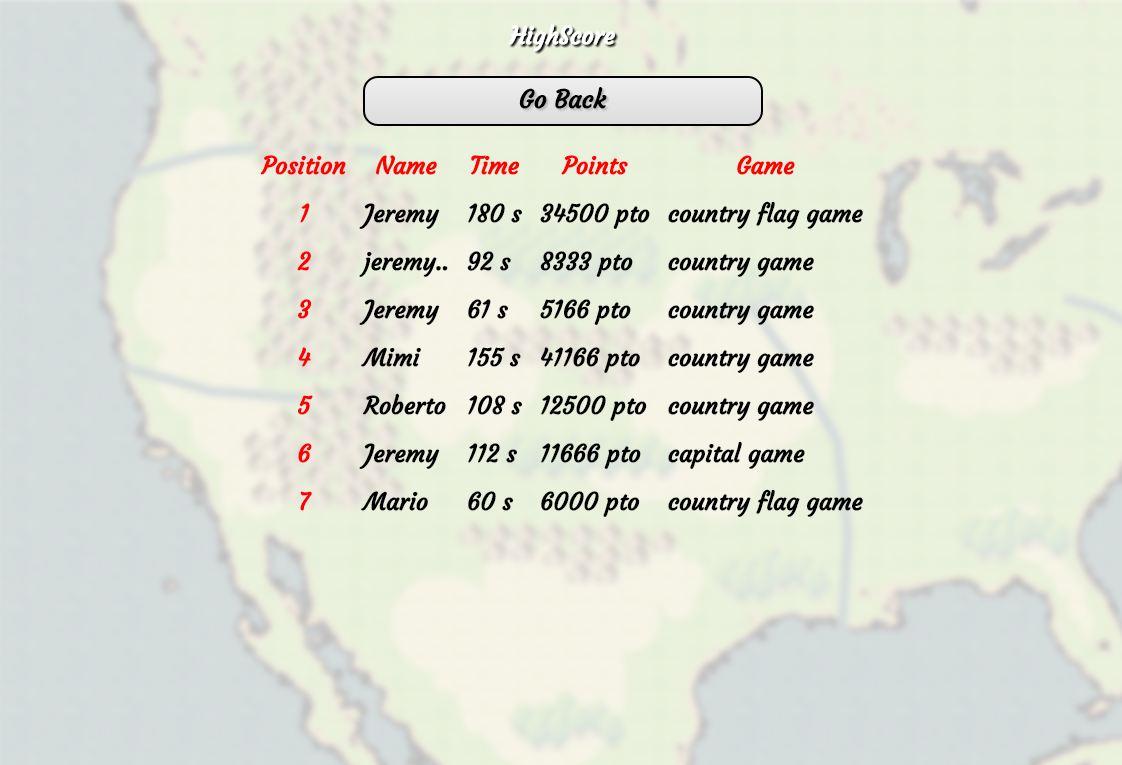 Geo Quiz - EEUU Map截图2