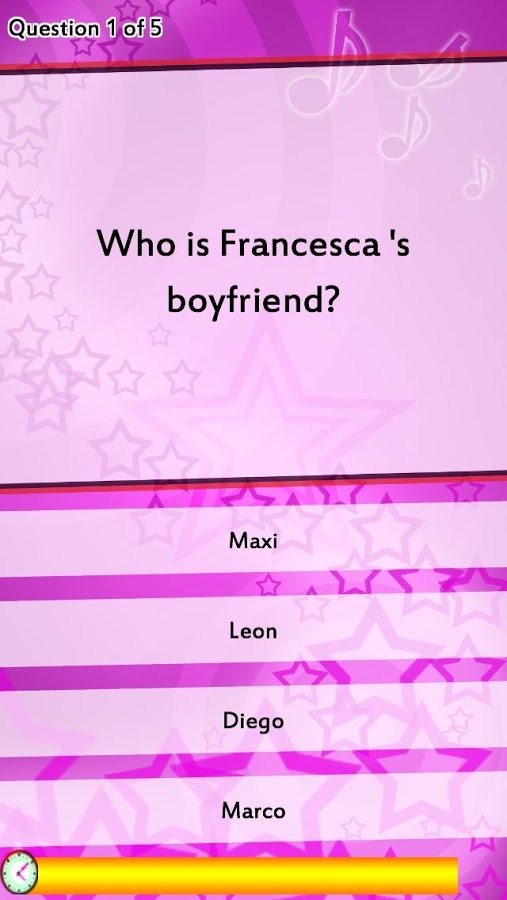 My Violetta quiz online截图3