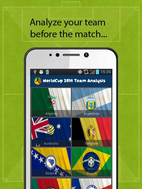 World Cup 2014 Team Analysis截图3