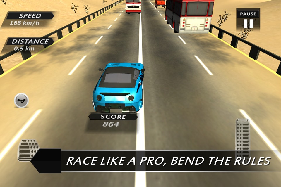 Traffic Race 3D - Highway XMas截图3