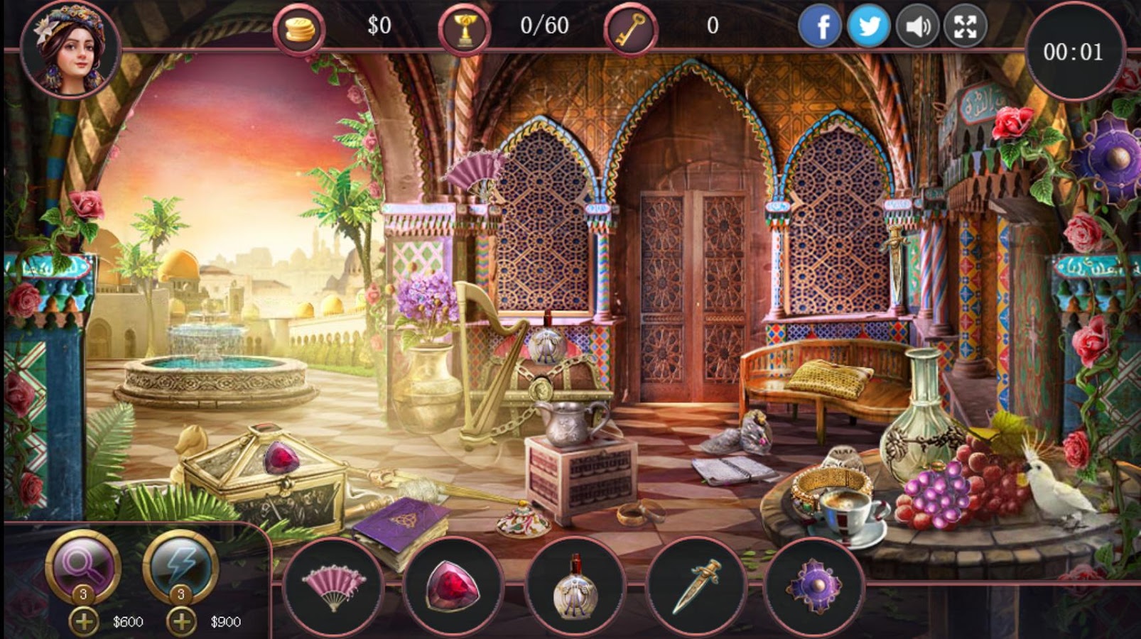 Hidden Empire - Aladdin's Lamp with Flowers截图5