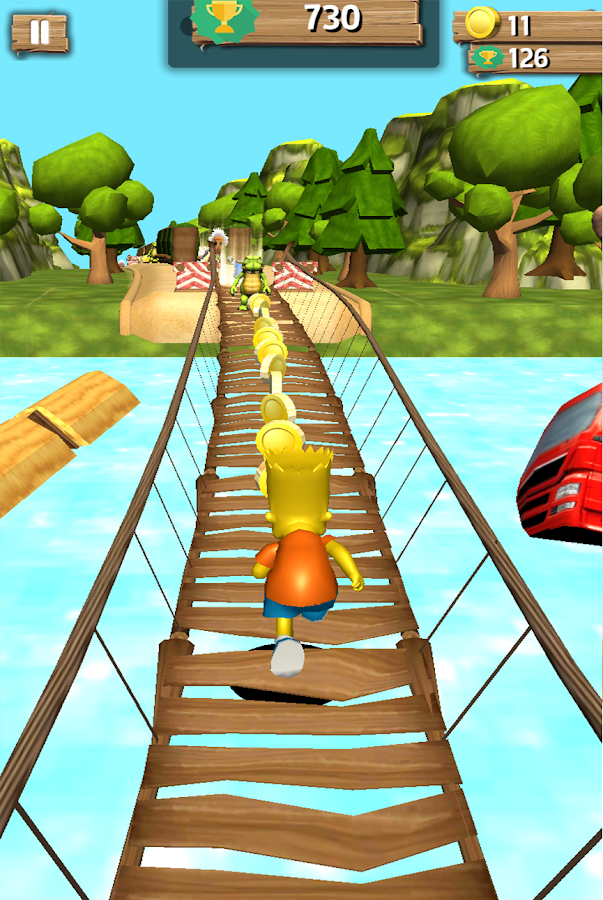 Bart Simpson Run Jungle截图2