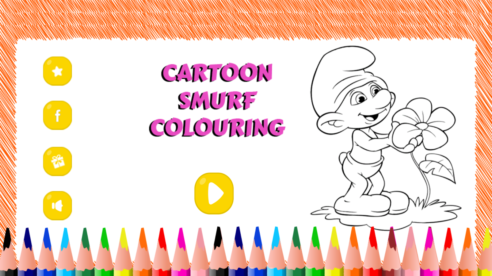 Cartoon Smurf Colouring截图5