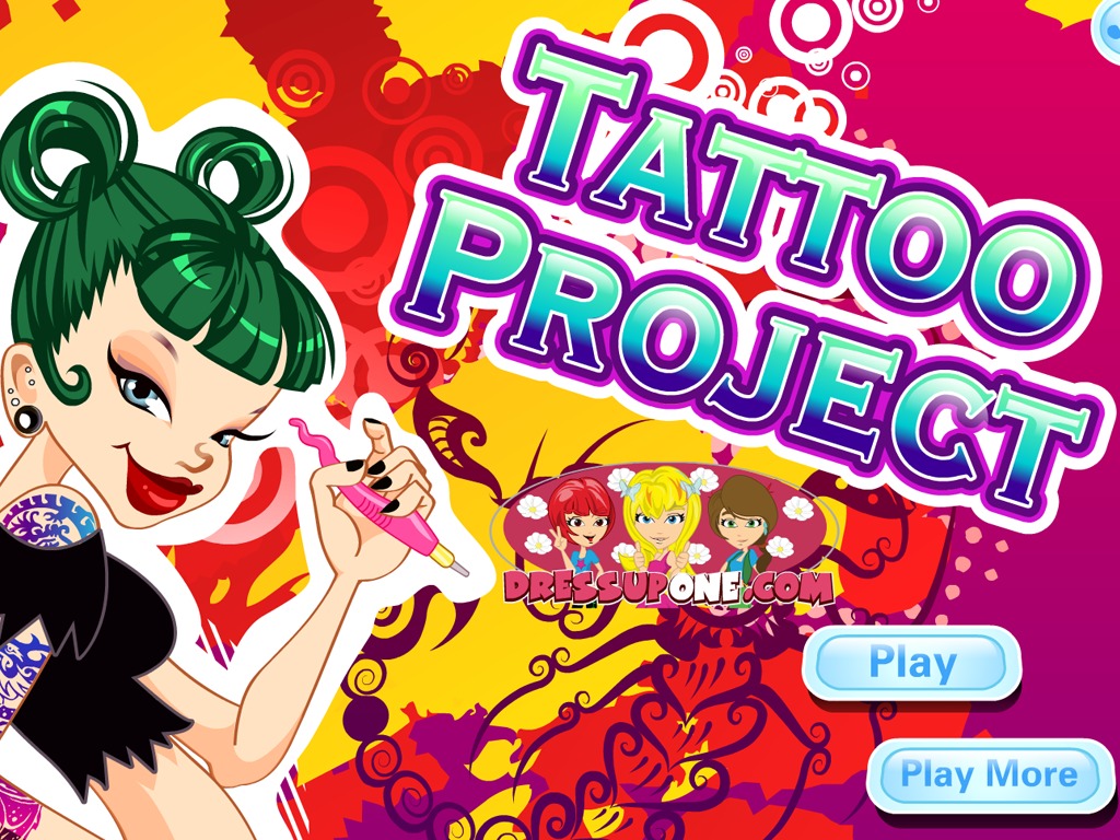 Girls Games - Tattoo Project截图1