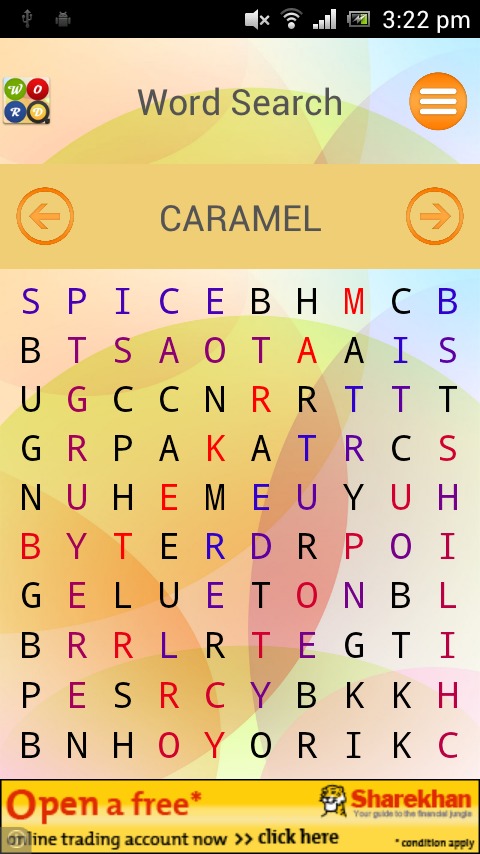 Word Search Puzzle Game截图2