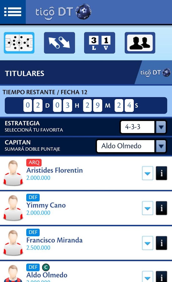 Tigo DT / Clausura 2014截图1