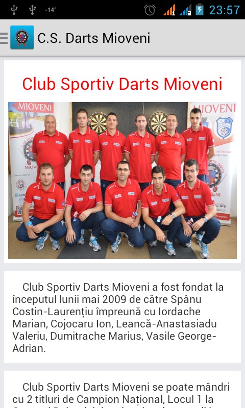 Club Sportiv Darts Mioveni截图1