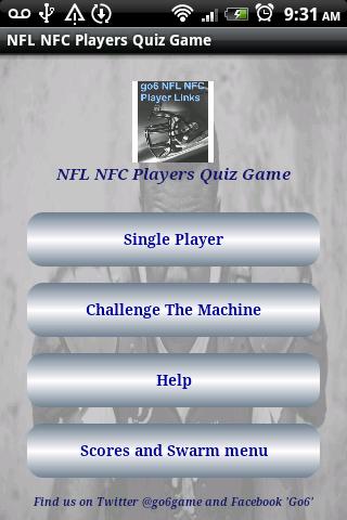 NFL NFC Players Quiz Game FREE截图1