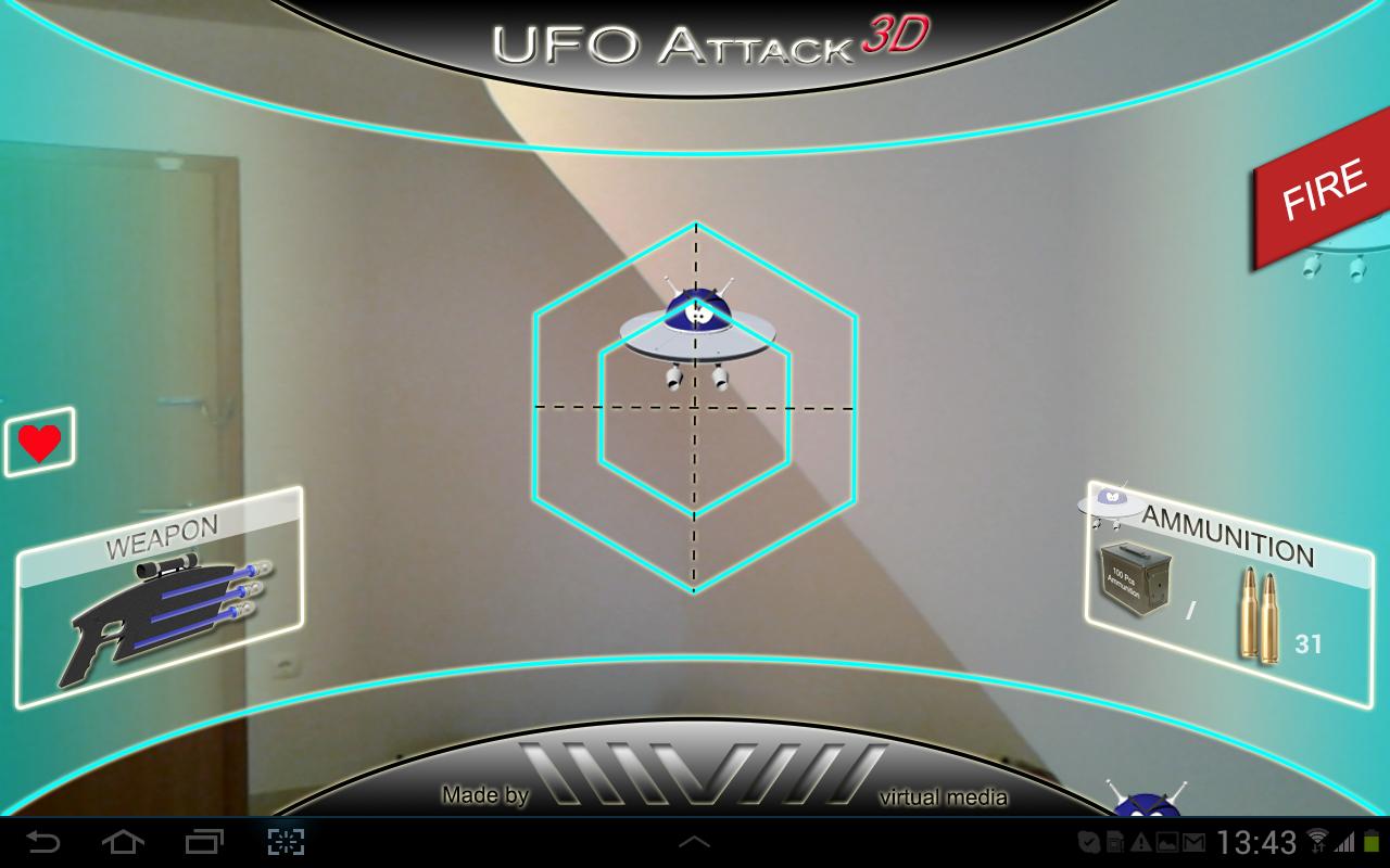 UFO Attack 3D Live LITE截图2