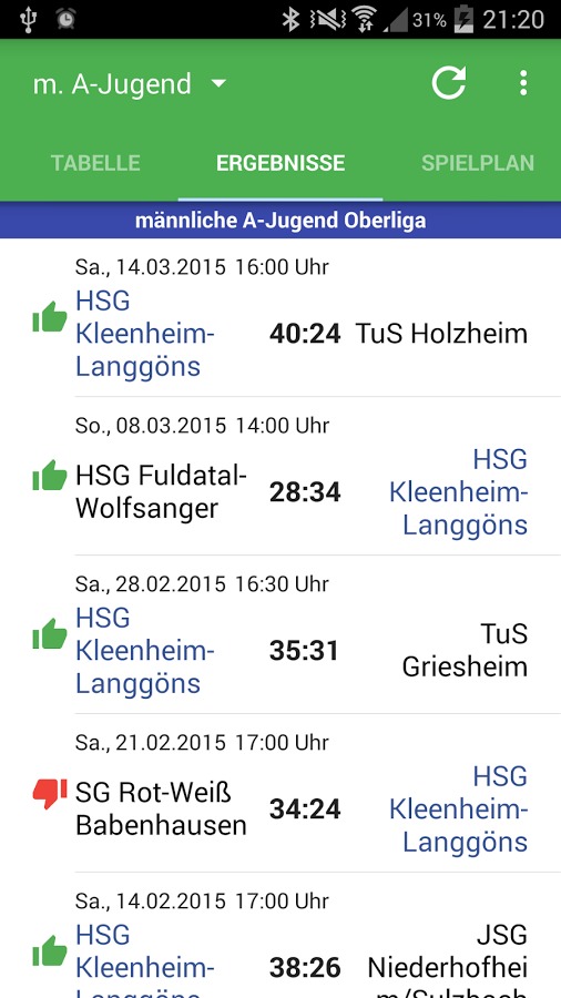 HSG Kleenheim-Langgöns截图2