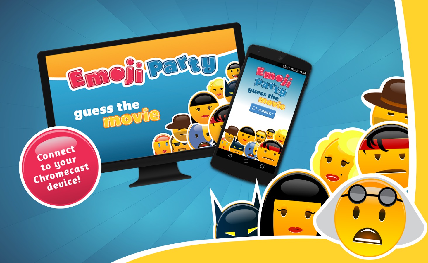 Emoji Party for Chromecast截图2