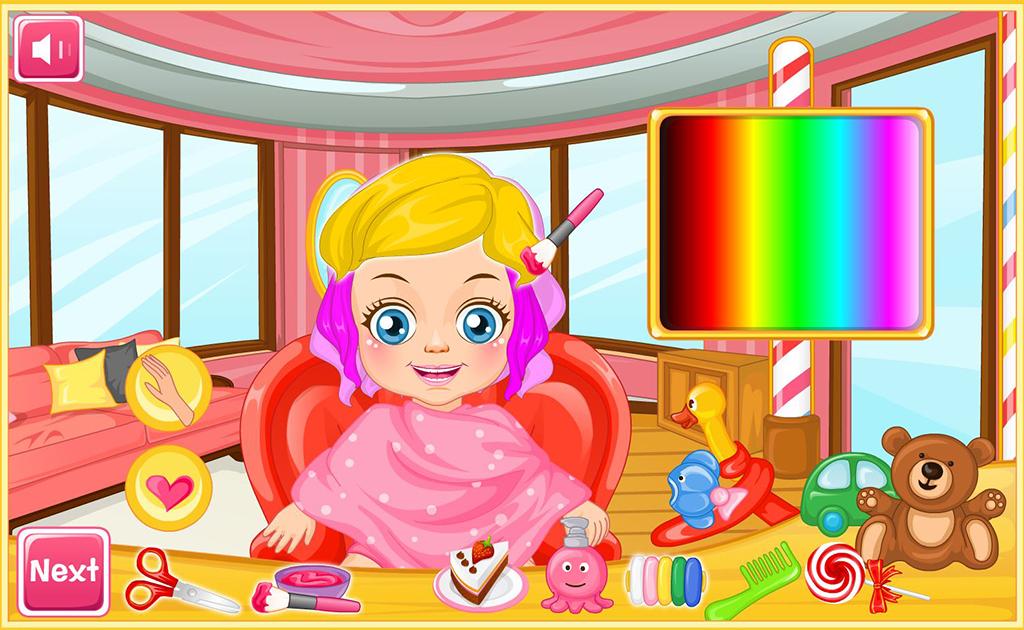 Casual baby game - Hair salon截图5