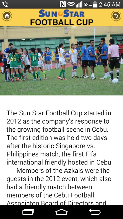 Sun.Star Football Cup截图3