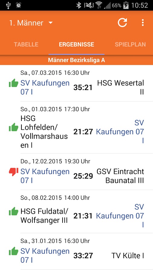 SV Kaufungen 07 Handball截图3