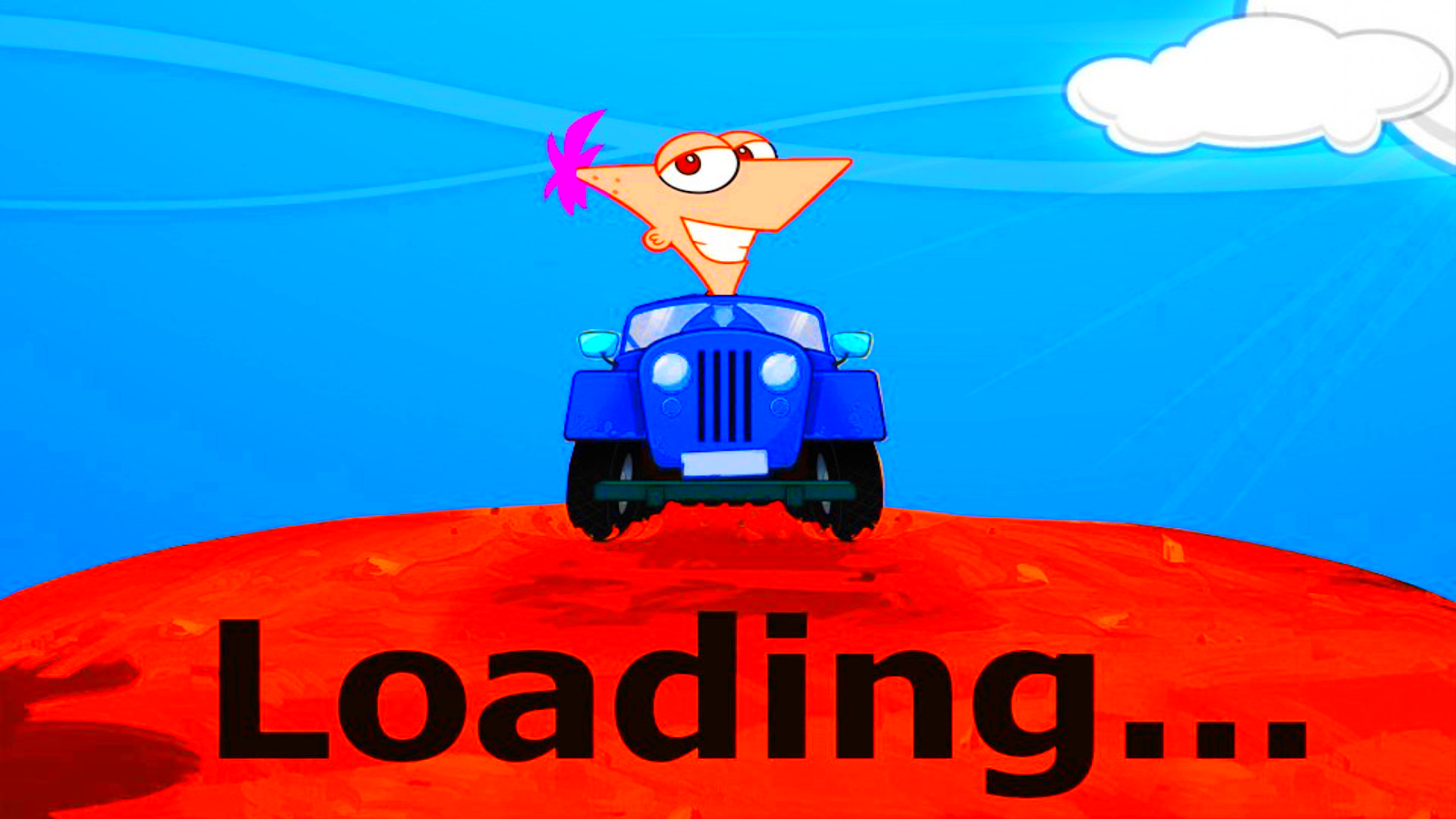 Phineas Supercar Driving截图1