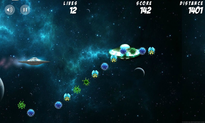 UFO War Free截图1