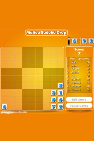 Matica Sudoku Drops截图2