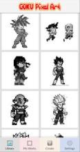 GOKU Pixel Art Games - Coloring By Number截图4