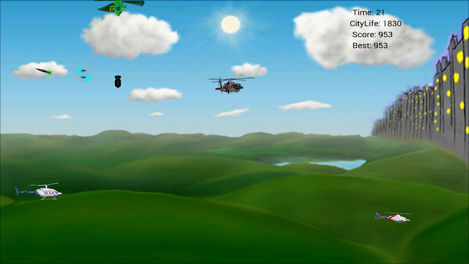 HeliWars - Helicopter Game截图5