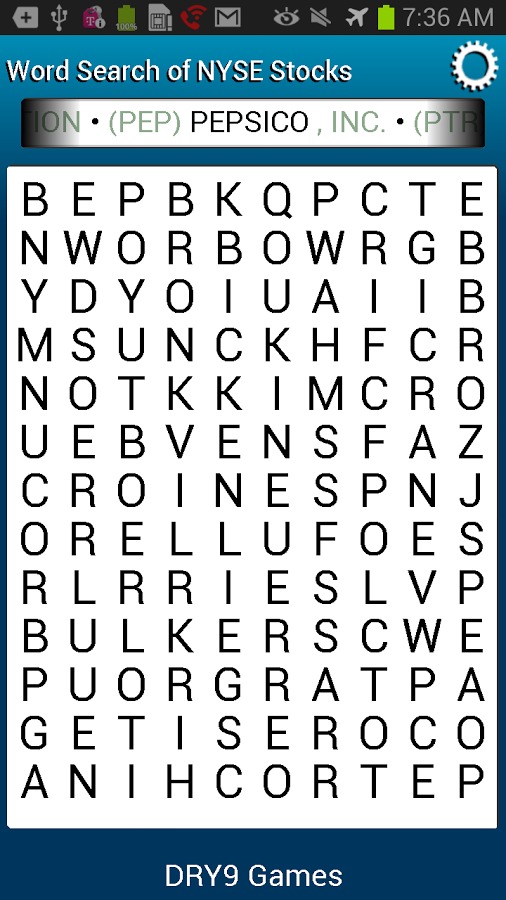 Wall Street Word Search NYSE截图1