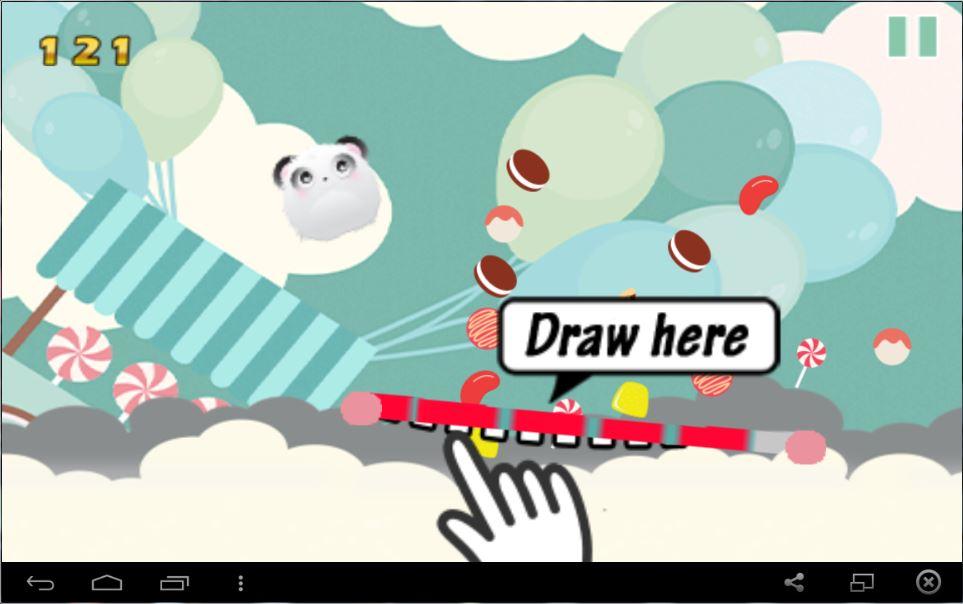 Cute Panda Flying Game Free截图4